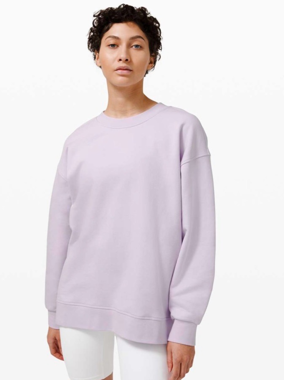 Lululemon Perfectly Oversized Crew, Lavender Dew, 10